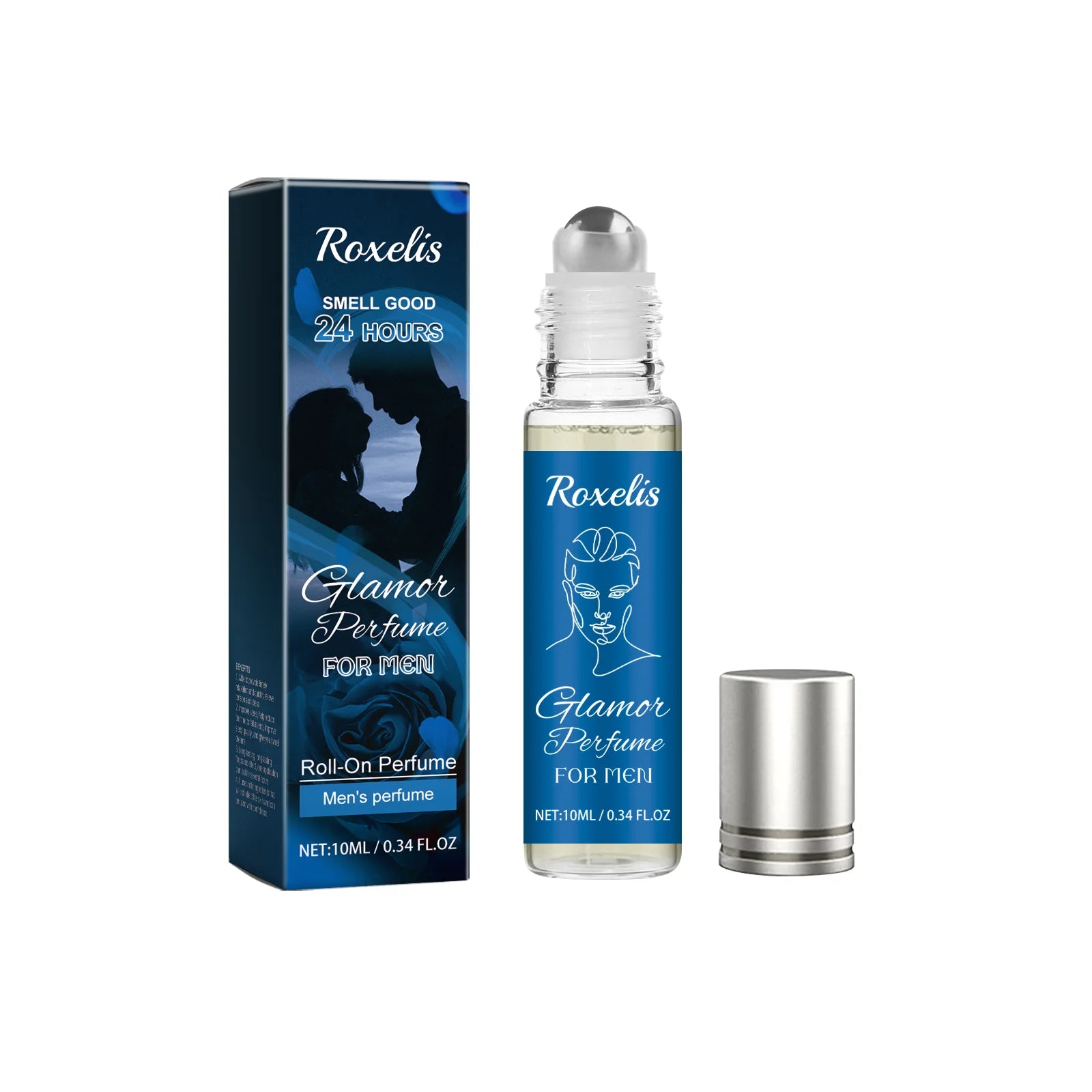 Roxelis 10ml Pheromone Perfume Roller Ball Long Lasting Natural Refresh Flirting Glamour Release Dating Couple Charming Perfume