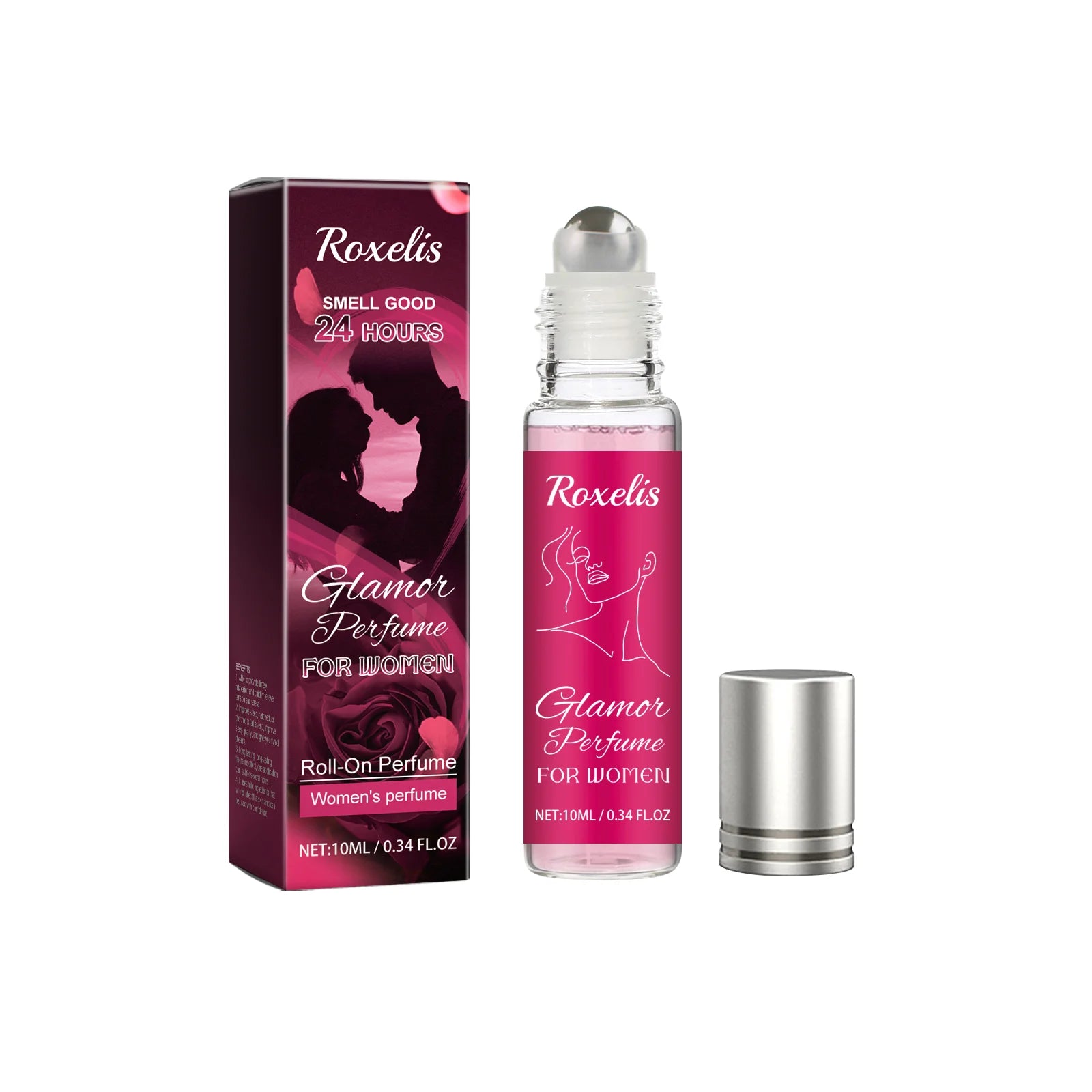Roxelis 10ml Pheromone Perfume Roller Ball Long Lasting Natural Refresh Flirting Glamour Release Dating Couple Charming Perfume