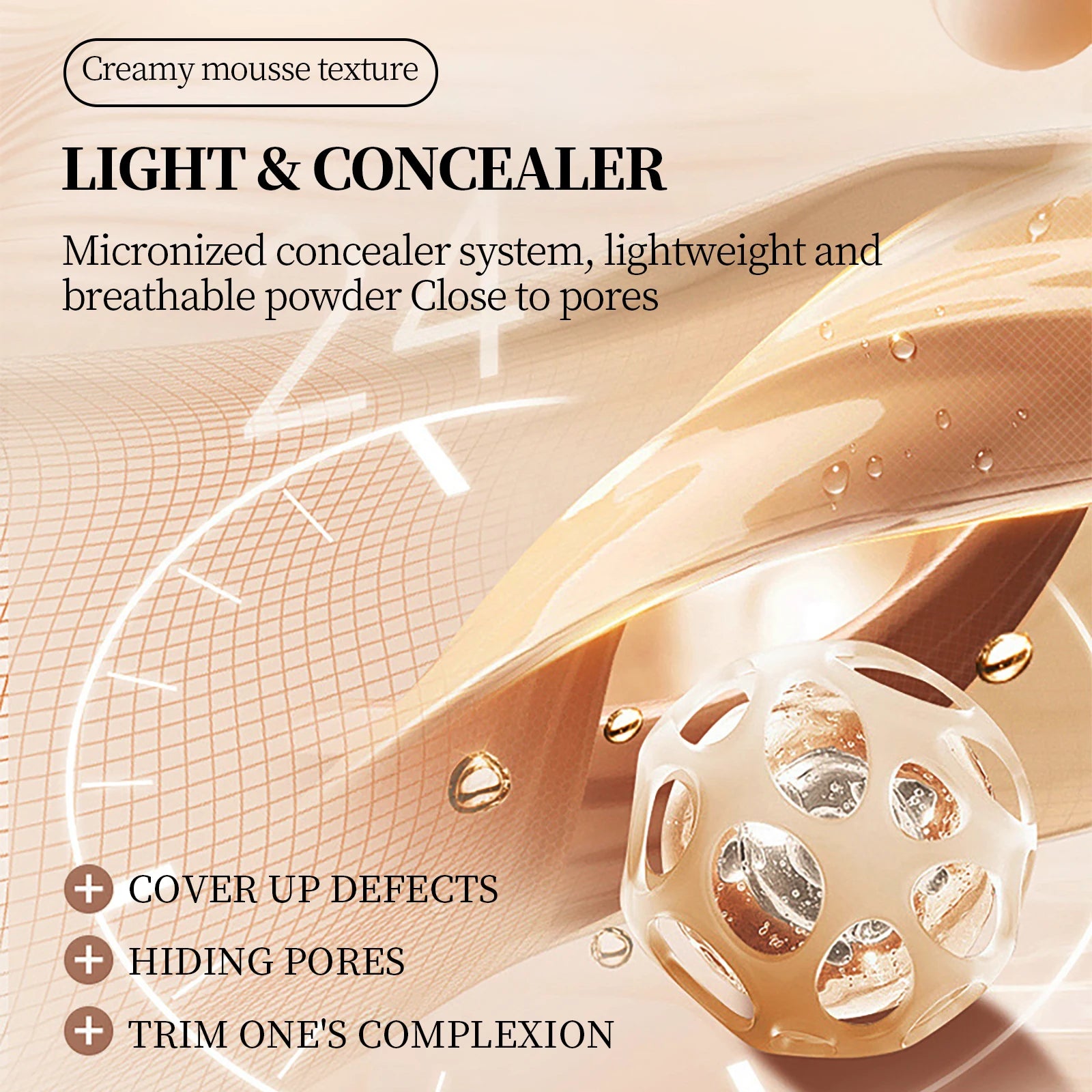 Ocheal Liquid Concealer - Matte High Coverage Waterproof 3.5g