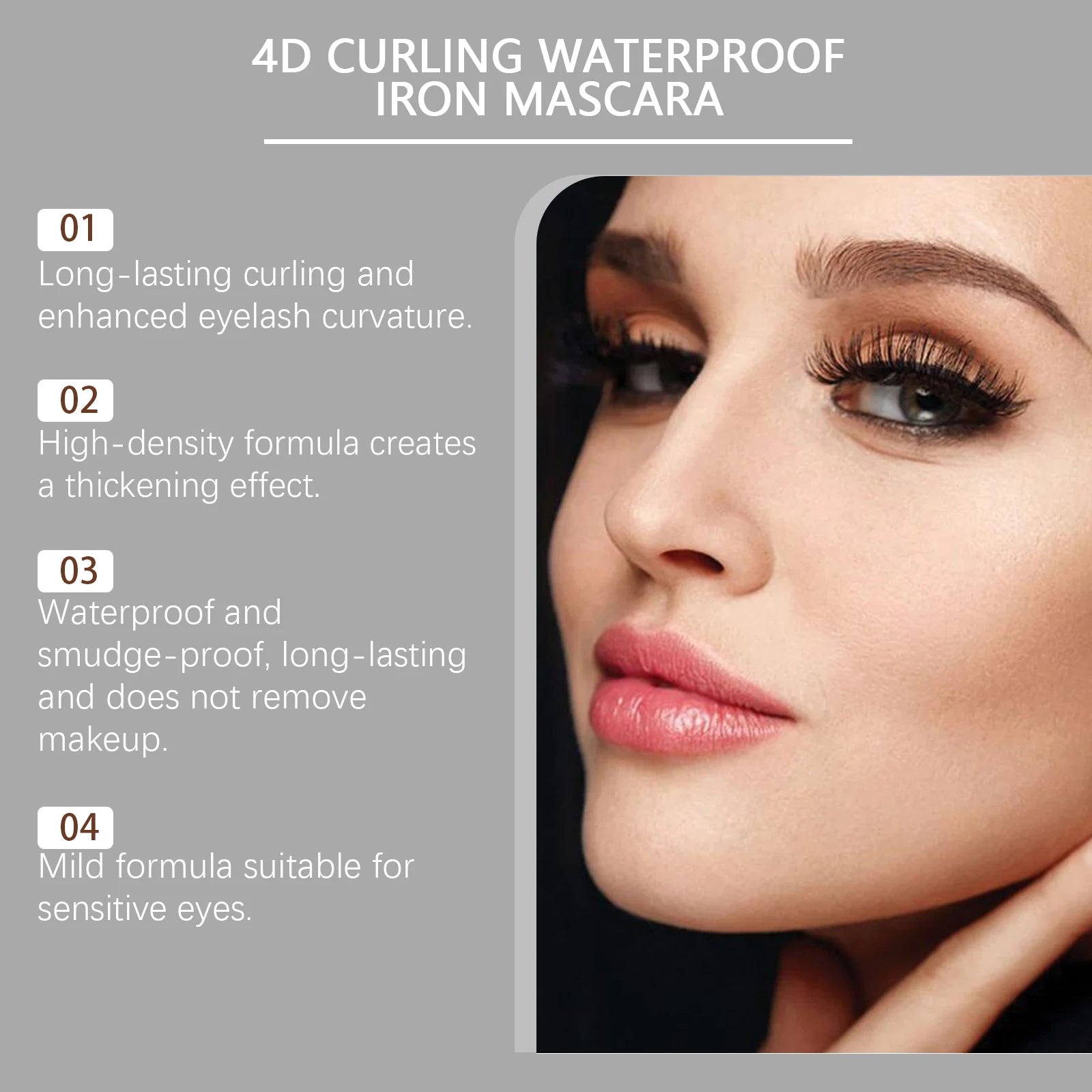 Eelhope 4D Eyelash Mascara - Waterproof Black 4g