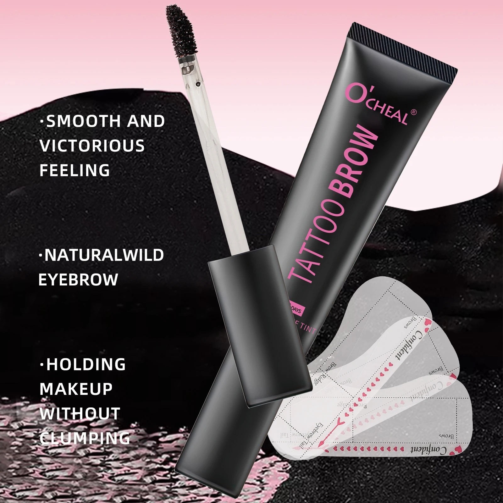 Ocheal  Eyebrow Dye Tint Fast Gel Eyelash Kit Eyebrows Tint Dye Makeup Waterproof Long Lasting Eyebrow Cream