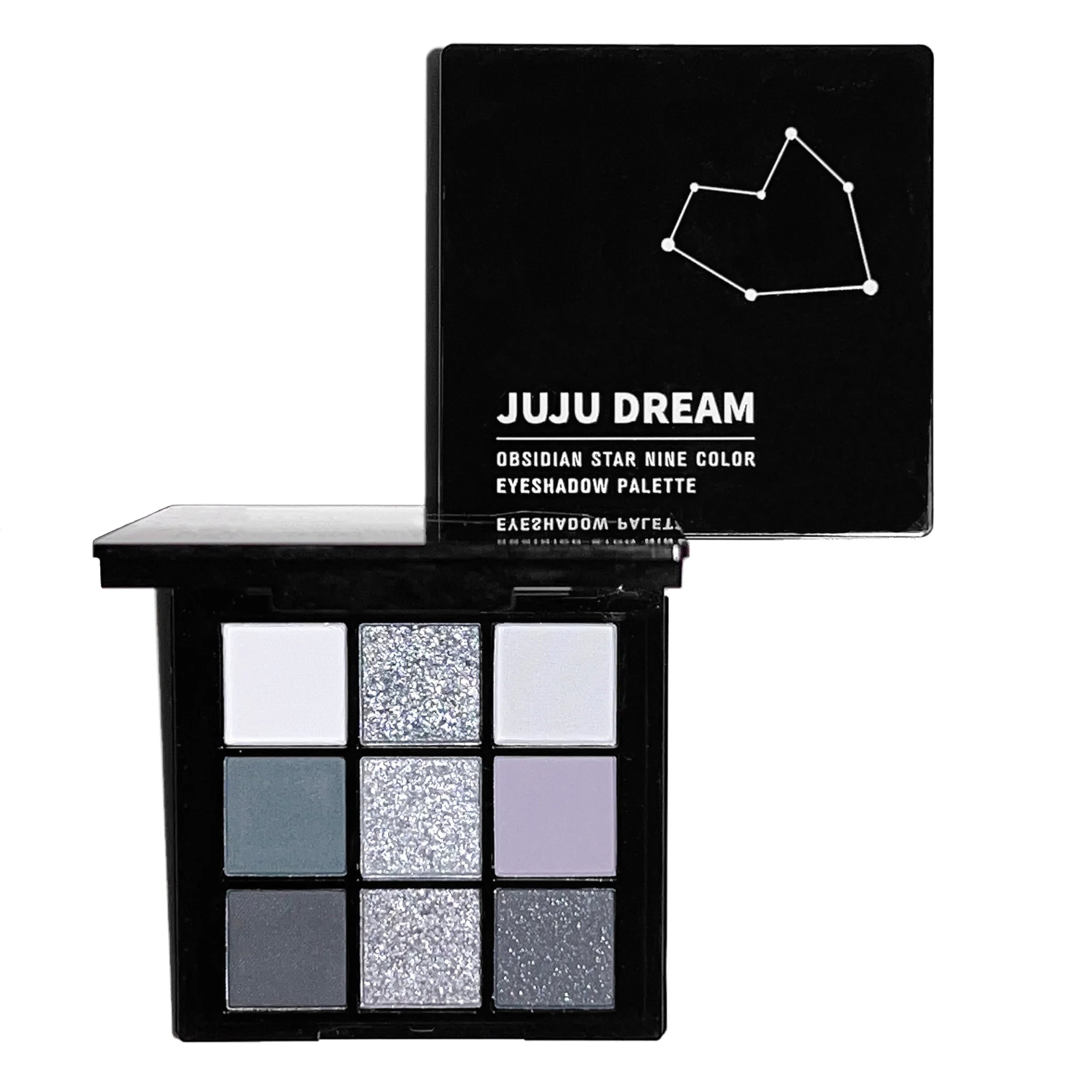 9-Shade Eyeshadow Palette - Black Swan Smoky Glitter & Matte