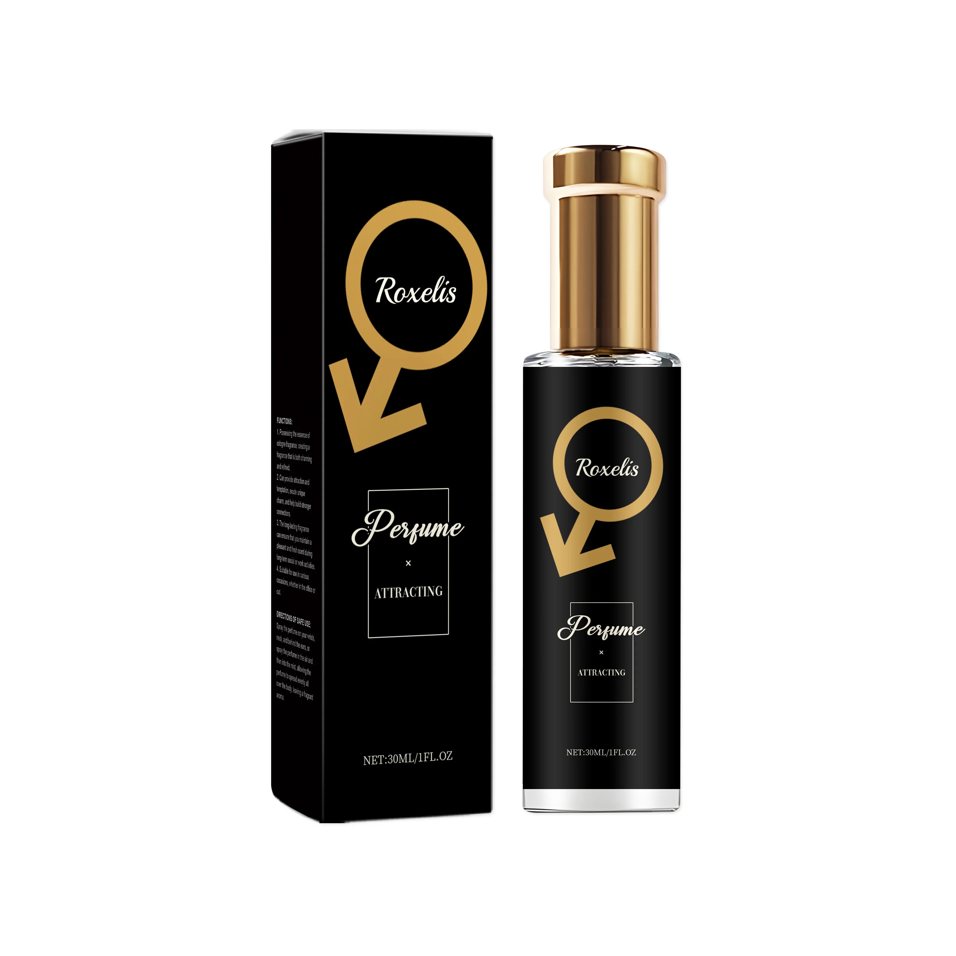 Roxelis 30ml Men Pheromone Perfume Cedar Fragrance Glamour Gentlemen Lasting Dating Romantic Scent Fresh Body Flirting Perfume