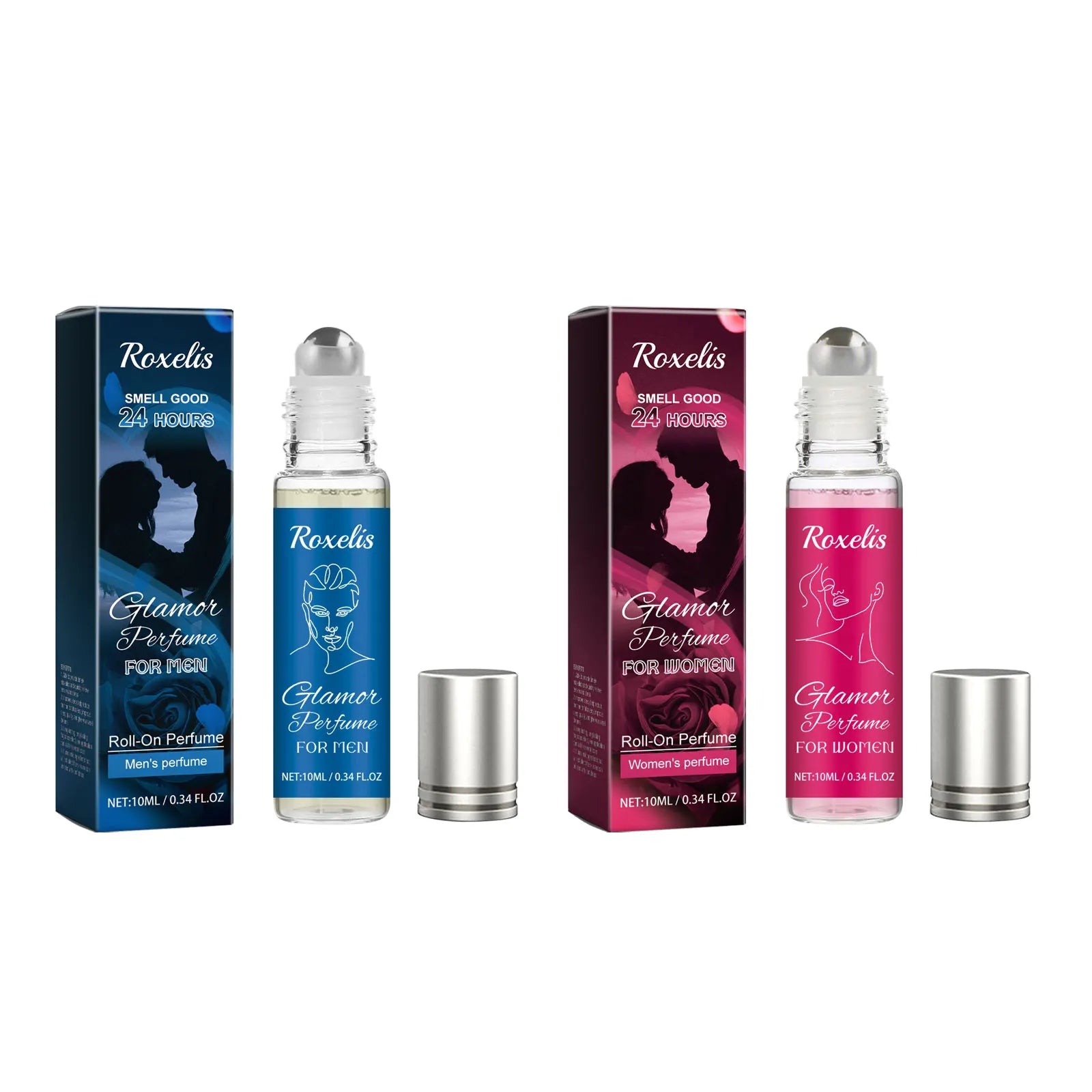 Roxelis 10ml Pheromone Perfume Roller Ball Long Lasting Natural Refresh Flirting Glamour Release Dating Couple Charming Perfume
