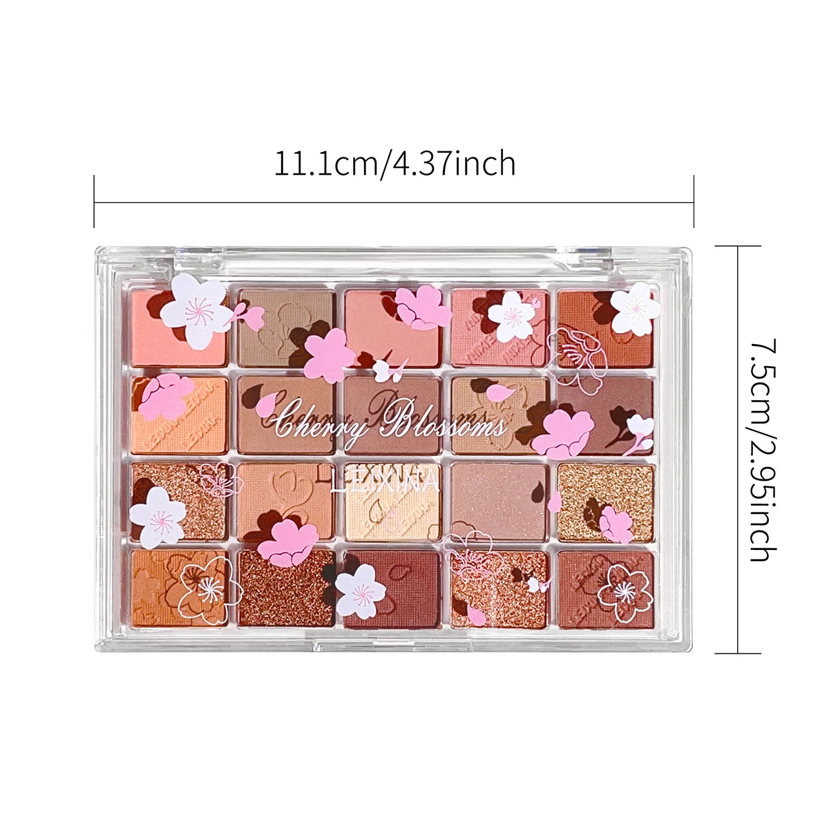 20-Color Eyeshadow Palette - Shimmer & Matte Pigmented