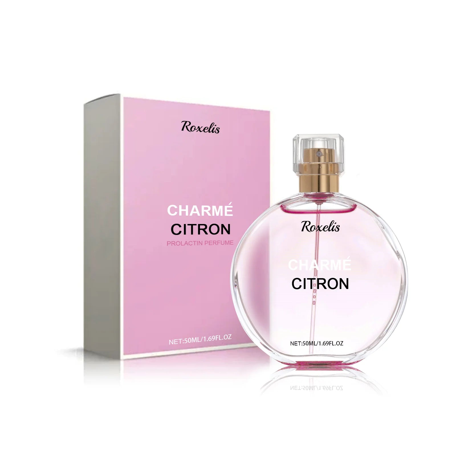 Roxelis 50ml Floral Scent Pheromone Perfume Spray Long Lasting Show Charm Attract Fresh Scent Elegant Lady Dating Perfume Gifts