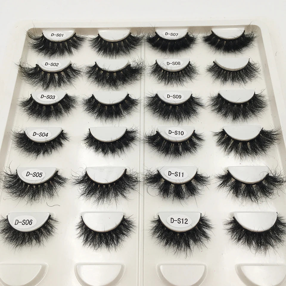 Fluffy Lashes 3d Mink Lashes 100% Cruelty Free Lashes Handmade Reusable Short Natural Eyelashes Maquillaje Eyelashes Mink