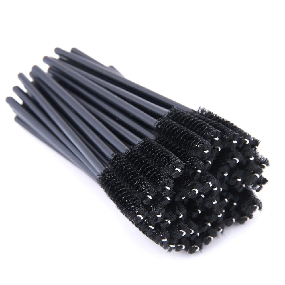 5/50 Pcs Eye Lash Brushes Eyebrow Brush False Eyelashes Extension Tools Mascara Wands Applicator Spoolers Lashes Cosmetic Tool