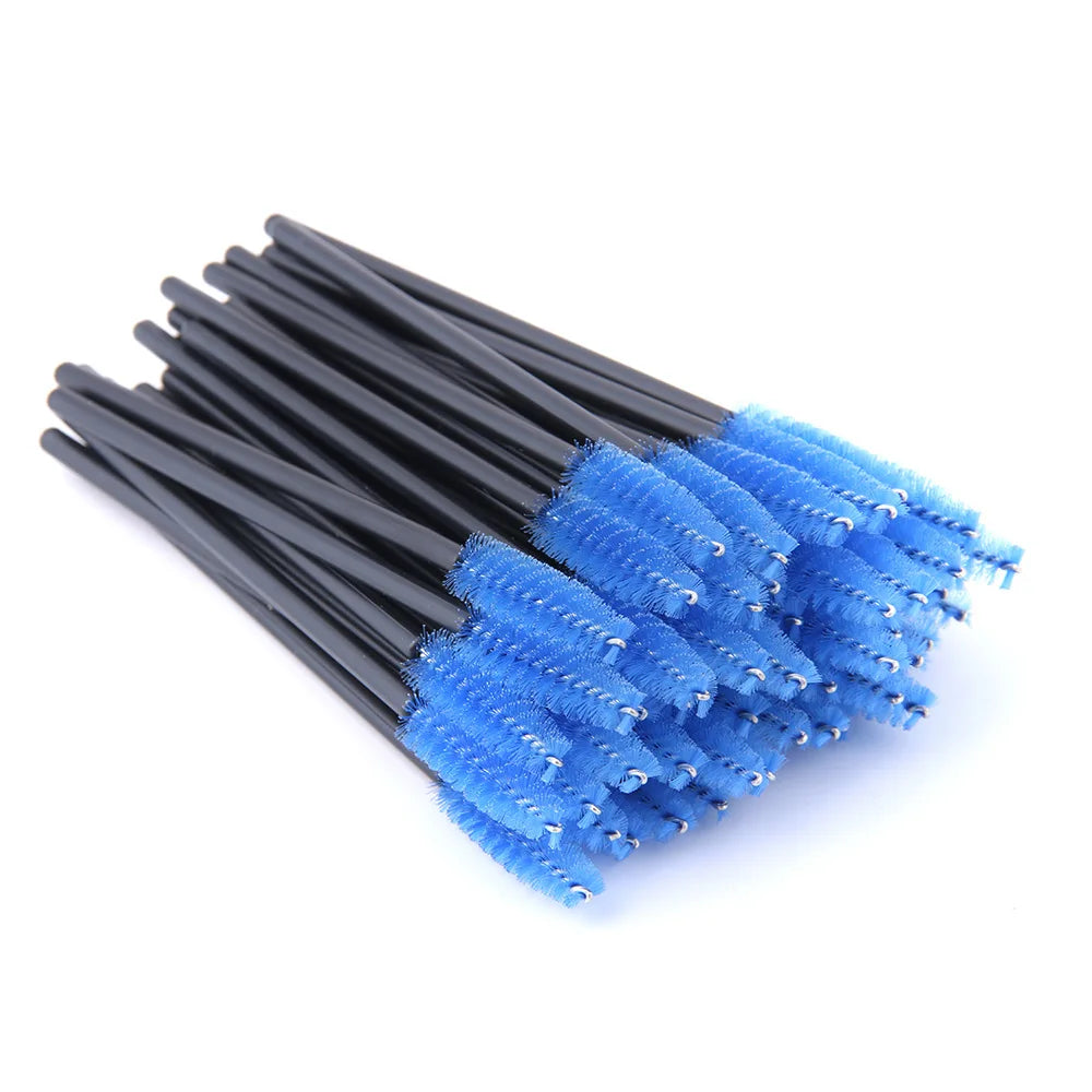 5/50 Pcs Eye Lash Brushes Eyebrow Brush False Eyelashes Extension Tools Mascara Wands Applicator Spoolers Lashes Cosmetic Tool