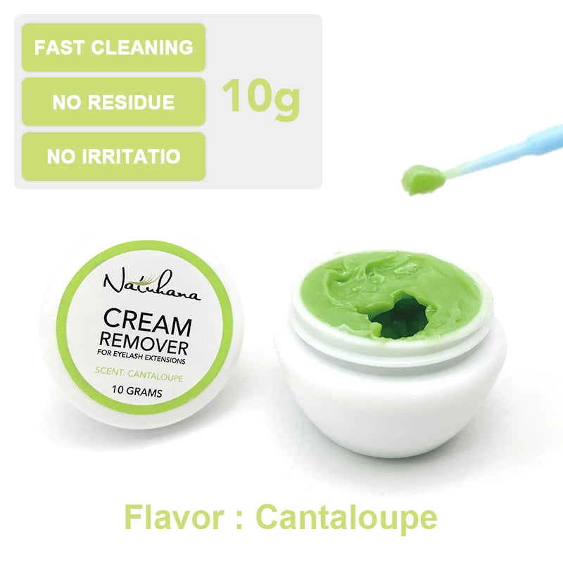 NATUHANA Eyelash Glue Remover Quick Unloading Adhesive Professional Cream Remover for Eyeslashes Makeup Tools