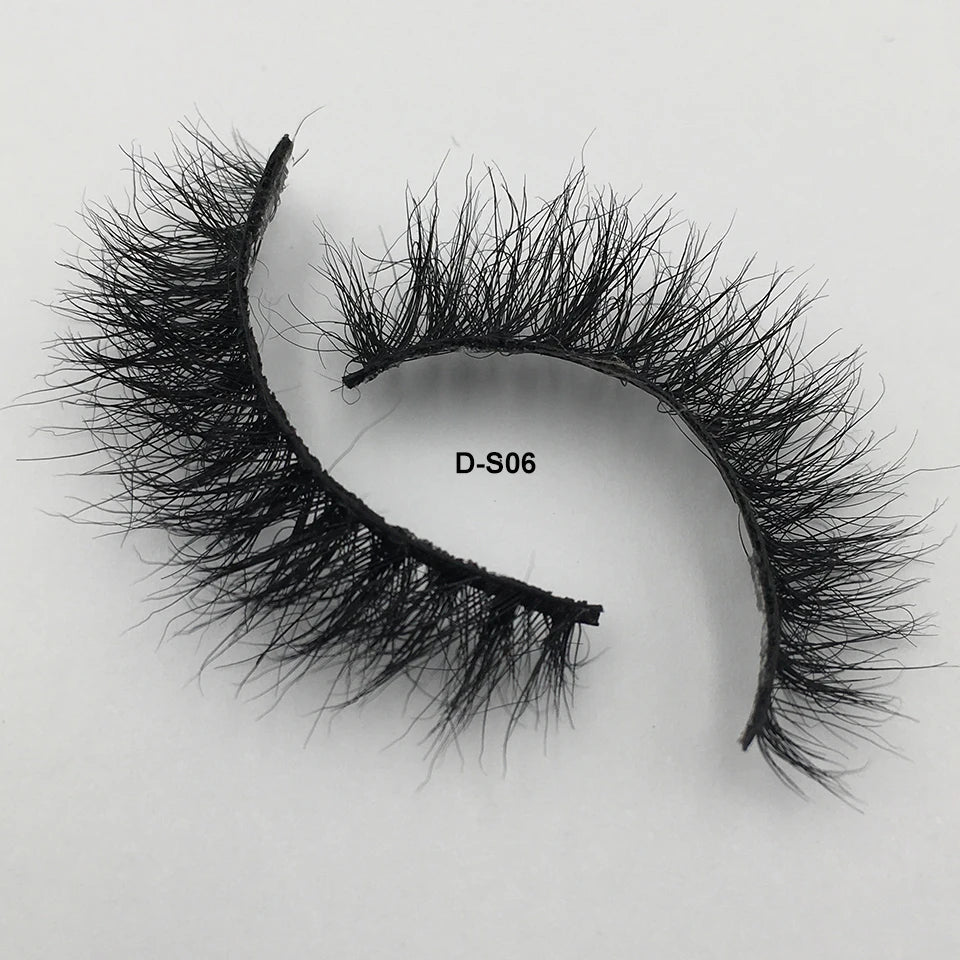 Fluffy Lashes 3d Mink Lashes 100% Cruelty Free Lashes Handmade Reusable Short Natural Eyelashes Maquillaje Eyelashes Mink