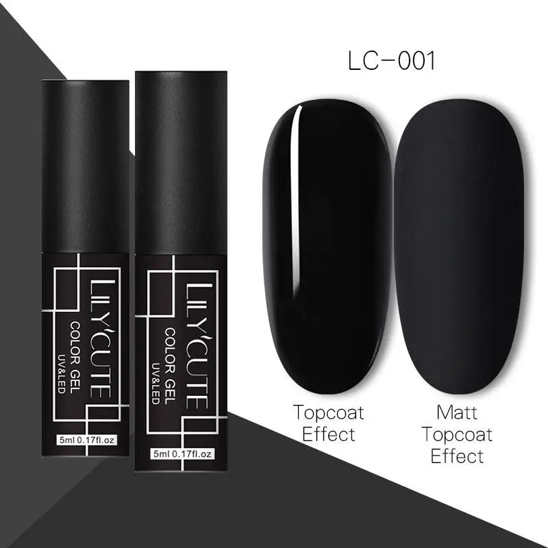 LILYCUTE 5ML Metallic Painting Liner Gel Nail Polish Super Bright Gold Silver Mirror Drawing Gel Semi Permanent Line French Nail