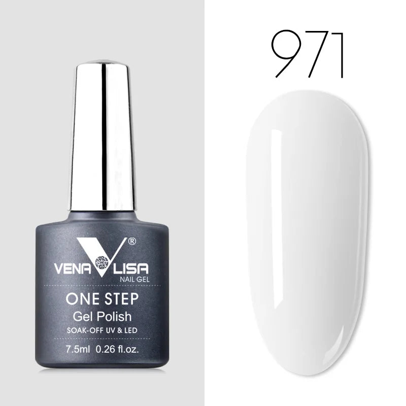VENALISA 3-in-1 UV Gel Polish One-Step Gel Lacquer Organic Soak off Nail Art Varnish for LED/UV Light New Arrival Nail Salon