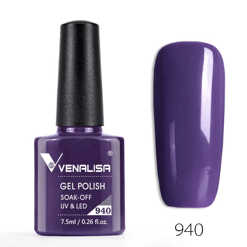 Venalisa Nail Gel Polish 60 Colors TPO FREE HEMA FREE Nail Art Soak Off Odorless Organic UV Gel Nail Polish Varnish Gel Lacquer