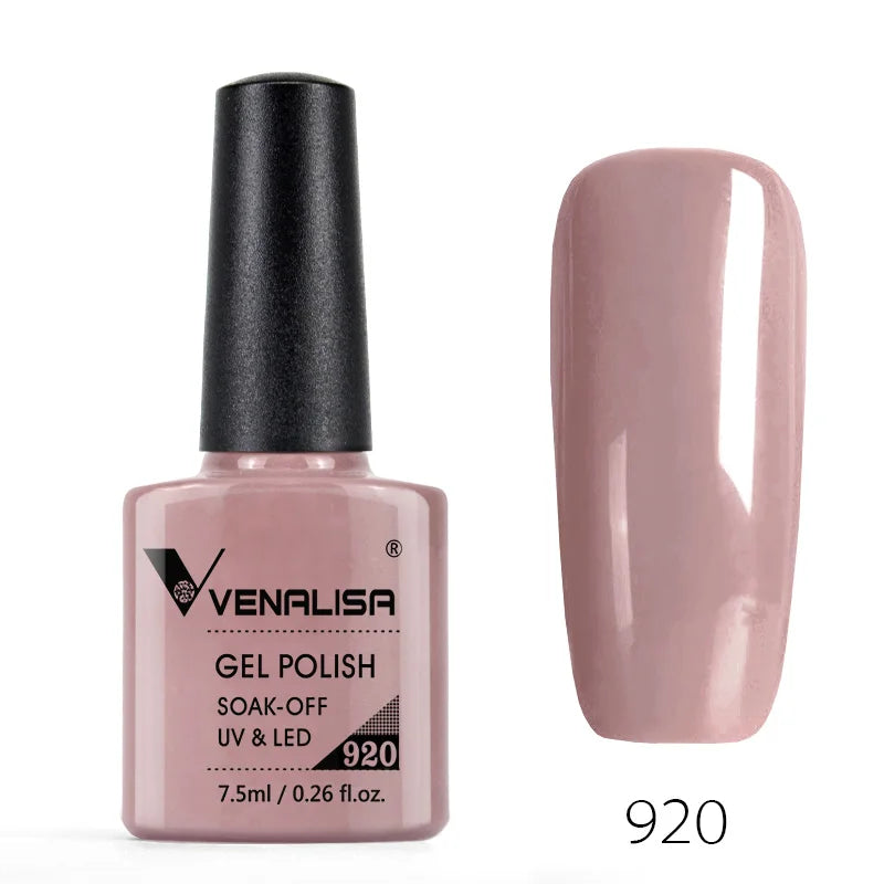 Venalisa Nail Gel Polish 60 Colors TPO FREE HEMA FREE Nail Art Soak Off Odorless Organic UV Gel Nail Polish Varnish Gel Lacquer