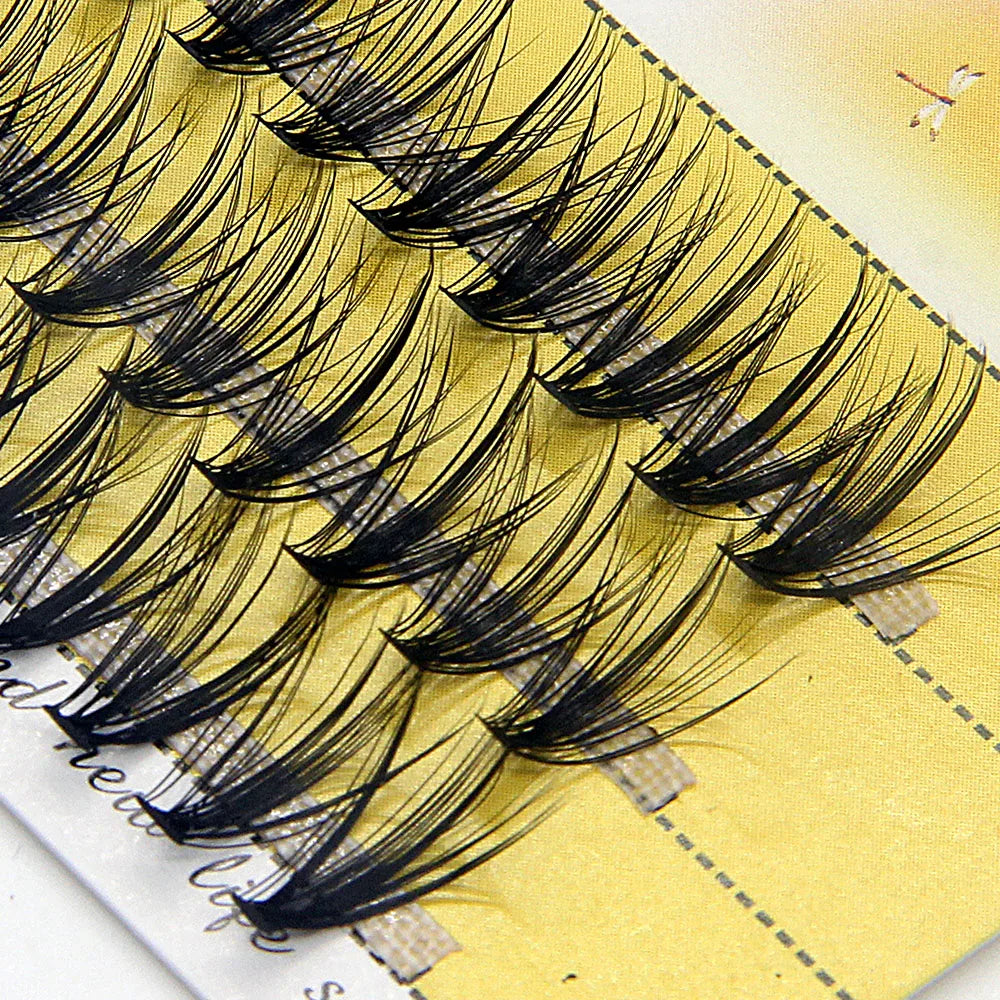 10D 20D 30D Dovetail Fish Tail Mink Eyelashes Extension Natural Long Black Volume Grafting Fake False Eyelash Faux Lashes Cilios
