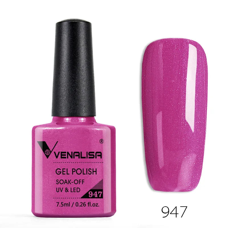 Venalisa Nail Gel Polish 60 Colors TPO FREE HEMA FREE Nail Art Soak Off Odorless Organic UV Gel Nail Polish Varnish Gel Lacquer
