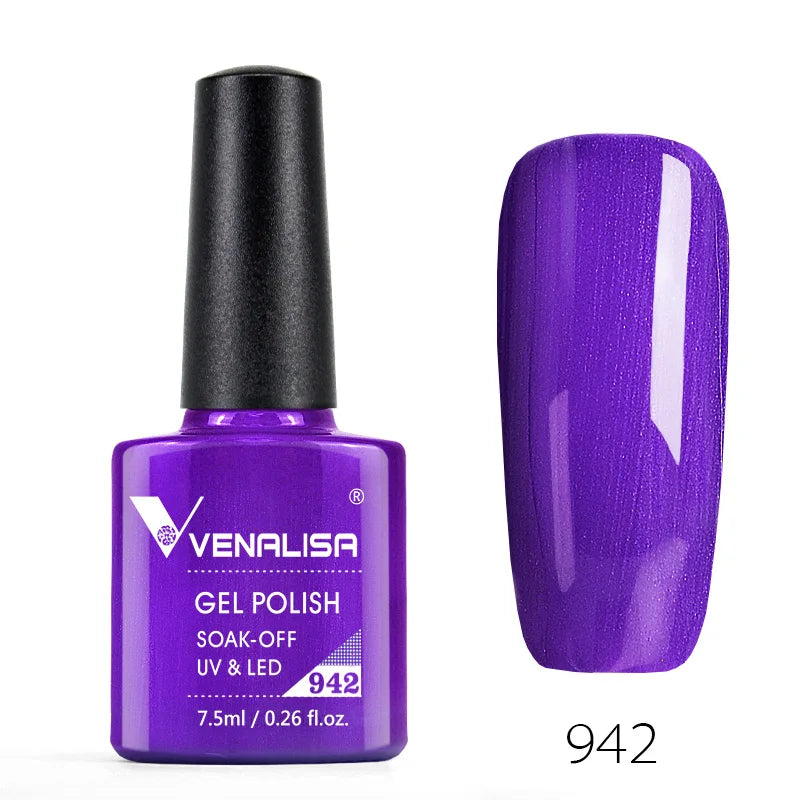 Venalisa Nail Gel Polish 60 Colors TPO FREE HEMA FREE Nail Art Soak Off Odorless Organic UV Gel Nail Polish Varnish Gel Lacquer