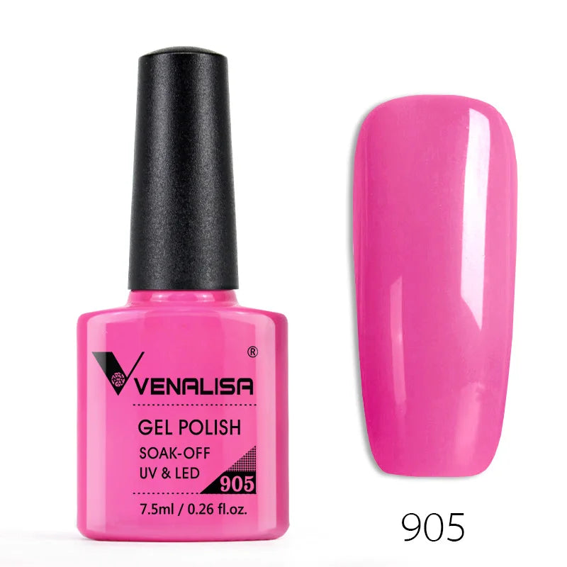 Venalisa Nail Gel Polish 60 Colors TPO FREE HEMA FREE Nail Art Soak Off Odorless Organic UV Gel Nail Polish Varnish Gel Lacquer