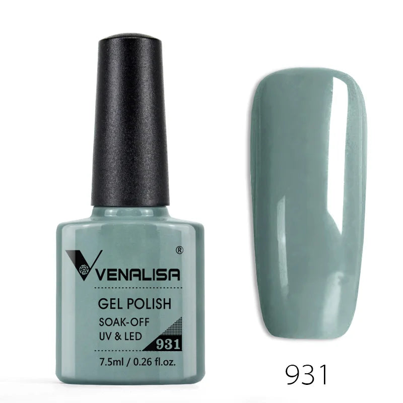 Venalisa Nail Gel Polish 60 Colors TPO FREE HEMA FREE Nail Art Soak Off Odorless Organic UV Gel Nail Polish Varnish Gel Lacquer