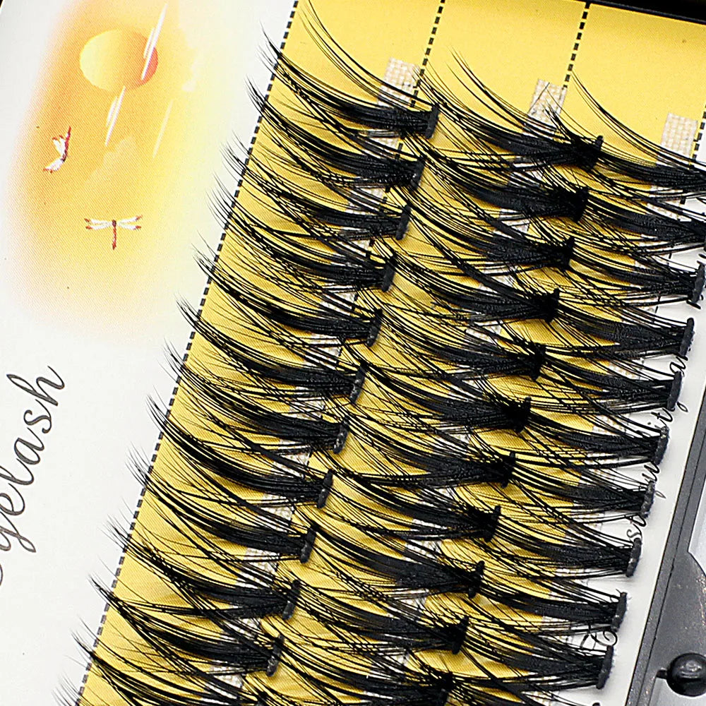 10D 20D 30D Dovetail Fish Tail Mink Eyelashes Extension Natural Long Black Volume Grafting Fake False Eyelash Faux Lashes Cilios