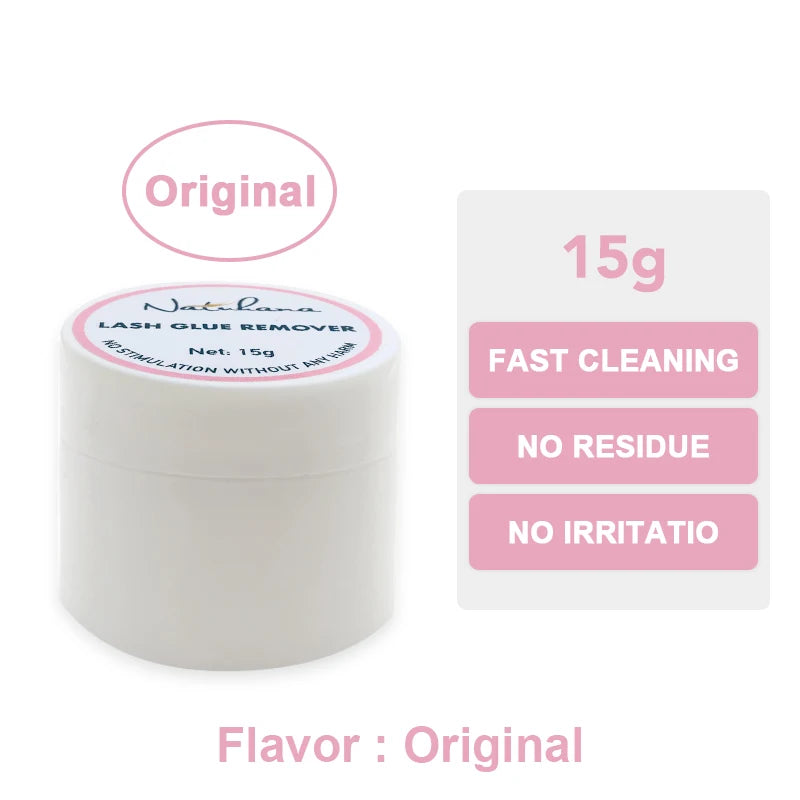 NATUHANA Eyelash Glue Remover Quick Unloading Adhesive Professional Cream Remover for Eyeslashes Makeup Tools