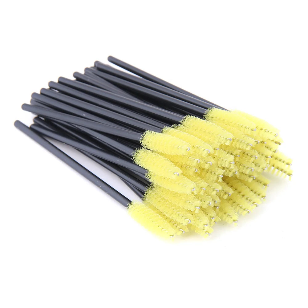 5/50 Pcs Eye Lash Brushes Eyebrow Brush False Eyelashes Extension Tools Mascara Wands Applicator Spoolers Lashes Cosmetic Tool