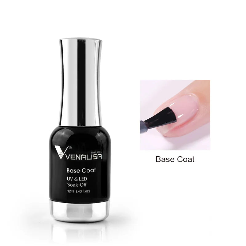 Venalisa 12ml Platinum Gel Nail Polish Super Shiny Effect Nail Gel Perfect Soak off UV&LED Nail Color Foil Chrome Gel Polish