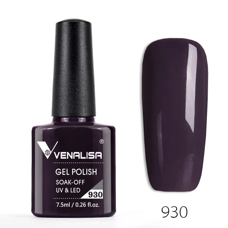 Venalisa Nail Gel Polish 60 Colors TPO FREE HEMA FREE Nail Art Soak Off Odorless Organic UV Gel Nail Polish Varnish Gel Lacquer