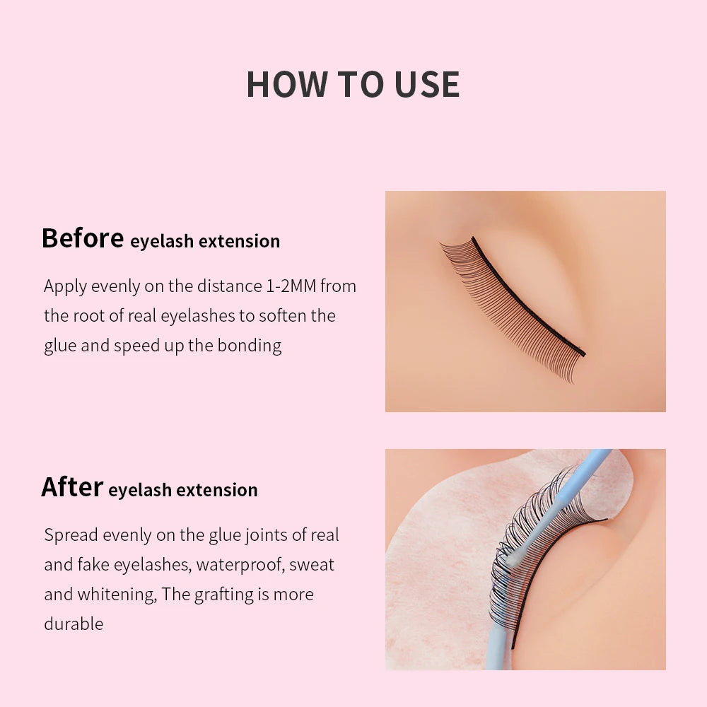 GLAMLASH 10ml/15ml Super Bonder fixing agent for Eyelash Extensions Primer for Lashes Glue Help adhesive for Eyelash