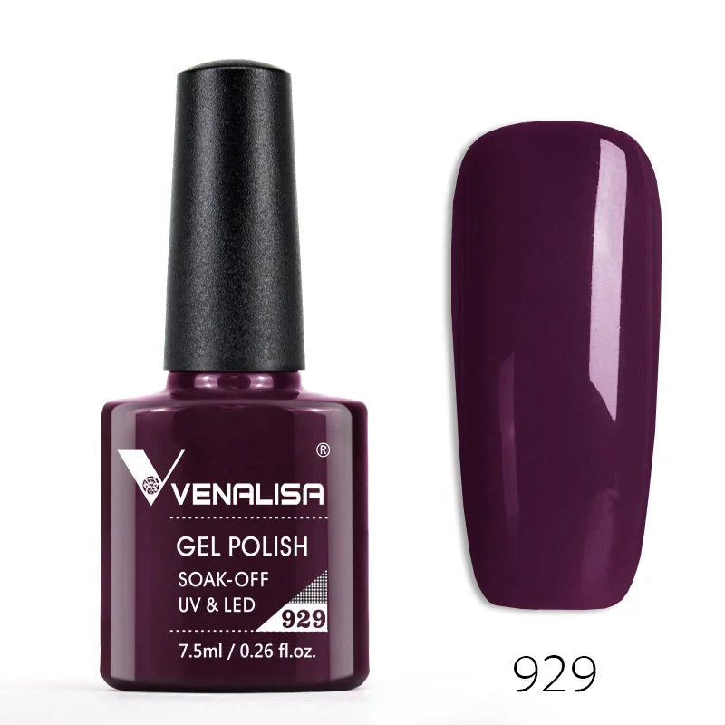 Venalisa Nail Gel Polish 60 Colors TPO FREE HEMA FREE Nail Art Soak Off Odorless Organic UV Gel Nail Polish Varnish Gel Lacquer