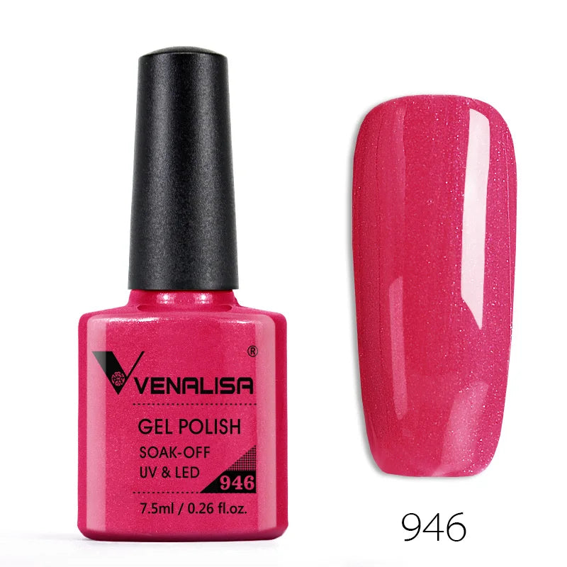 Venalisa Nail Gel Polish 60 Colors TPO FREE HEMA FREE Nail Art Soak Off Odorless Organic UV Gel Nail Polish Varnish Gel Lacquer