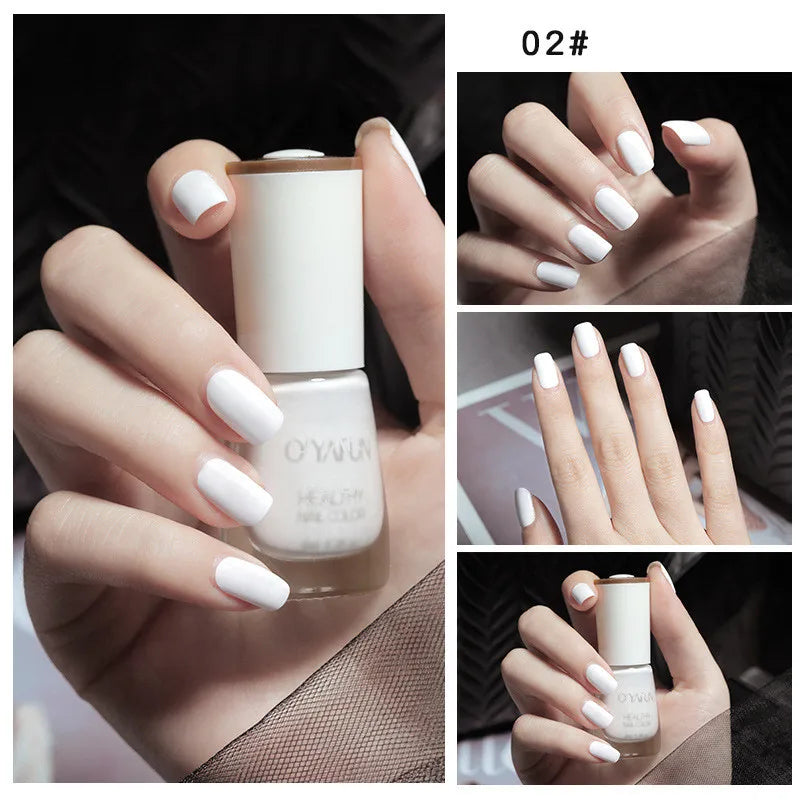 Nail Art Tearable Quick Dry Normal Without Lamp Nail Polish Glitter Sequins UV Varnish Matte Waterproof No-bake Nail Polish