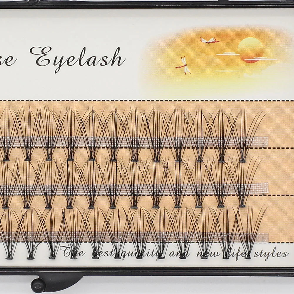 10D 20D 30D Dovetail Fish Tail Mink Eyelashes Extension Natural Long Black Volume Grafting Fake False Eyelash Faux Lashes Cilios