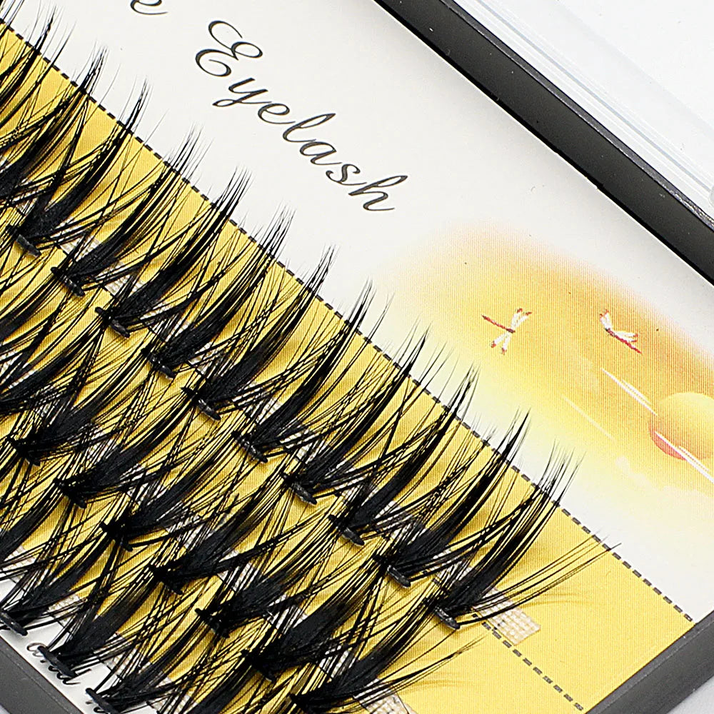 10D 20D 30D Dovetail Fish Tail Mink Eyelashes Extension Natural Long Black Volume Grafting Fake False Eyelash Faux Lashes Cilios