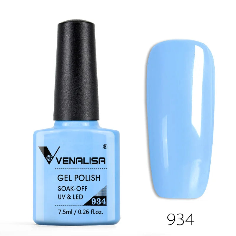 Venalisa Nail Gel Polish 60 Colors TPO FREE HEMA FREE Nail Art Soak Off Odorless Organic UV Gel Nail Polish Varnish Gel Lacquer