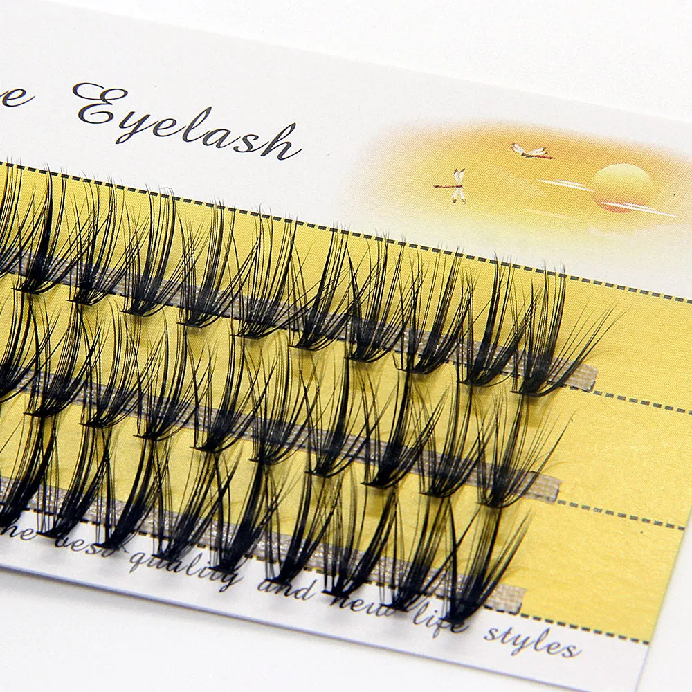 10D 20D 30D Dovetail Fish Tail Mink Eyelashes Extension Natural Long Black Volume Grafting Fake False Eyelash Faux Lashes Cilios