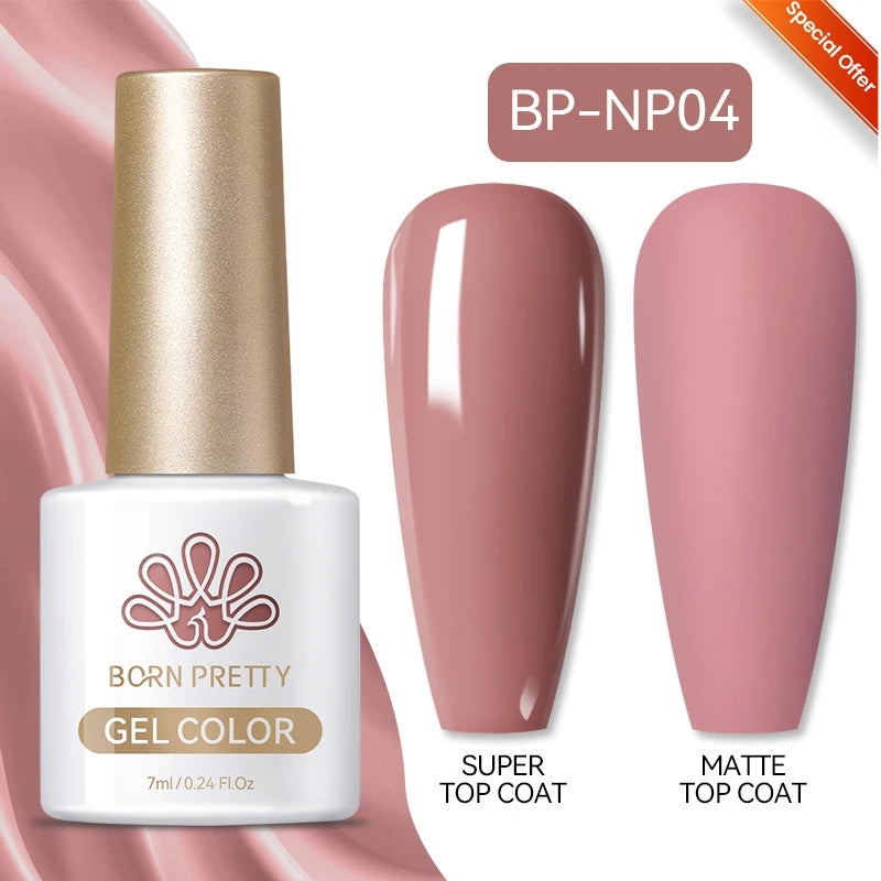 BORN PRETTY 10ml Sliver Carat Mirage Reflective Glitter Gel Nail Polish Sparkling Ultra Shine Soak Off UV Nail Art Gel Varnish