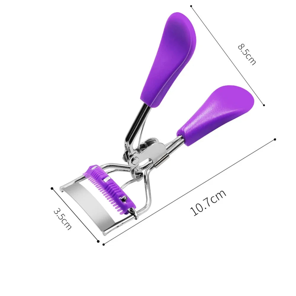 CNKESS  1Pc Pro Makeup Eyelash Curler Beauty Tools Lady Women Nature Style Cute Eyelash Handle Curl Eye Lash Curler random color