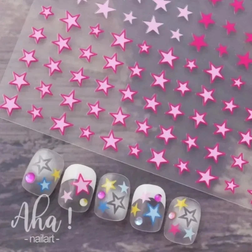 3D Small Bow Ribbon Bowknot Y2K Nail Sticker MIni Kawaii Japanese Adhesive Decals Nail Art Manicure Decorations DIY
