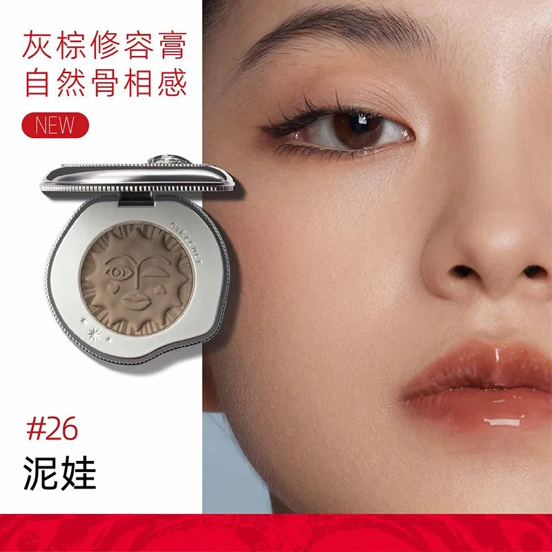 Girlcult Emotional Blush Highlighter Matte Fine Shimmer Blusher Face Cute Makeup Korean Cheek Pressed Powder