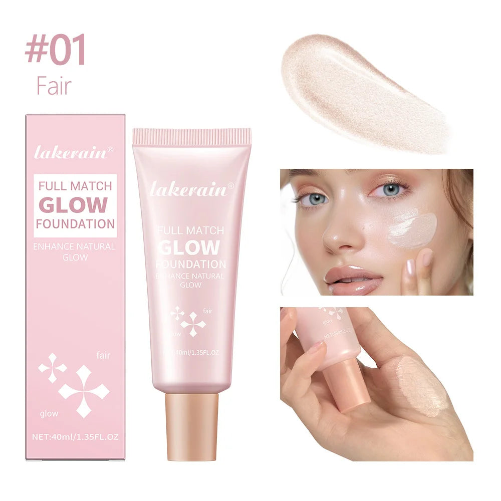 Glowing Foundation Natural Glow Enhancer Moisturizing Lightweight Base Multi-purpose Highlighter Liquid Foundation Cosmetics