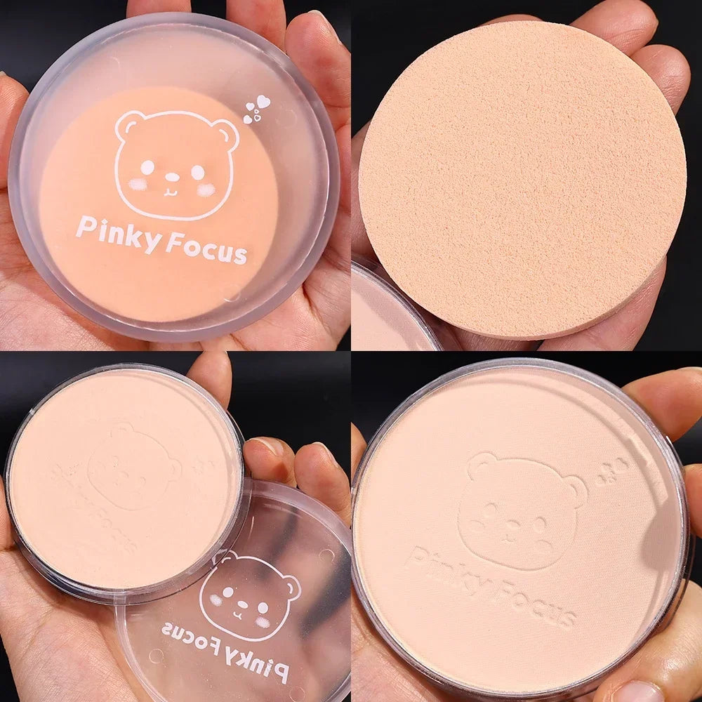 Lasting Oil Control Loose Powder 3Colors Moisturizing Waterproof Concealer Pressed Powder Breathable Brighten Face Korean Makeup
