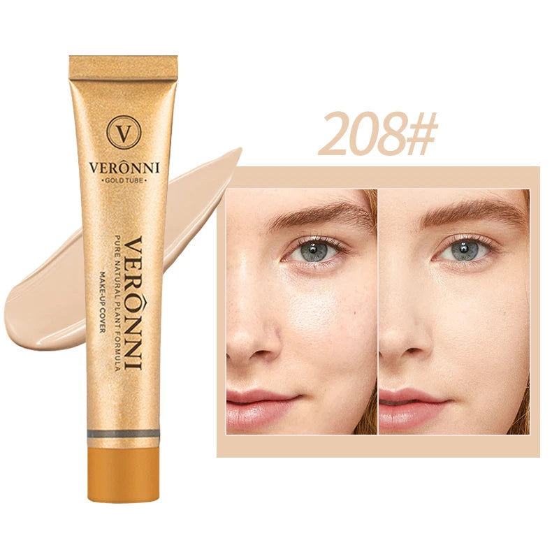 Long-lasting waterproof and sweatproof concealer with natural nude Maquiagem Liquid Concealer Beauty Face  Cosmetics Makeup Base