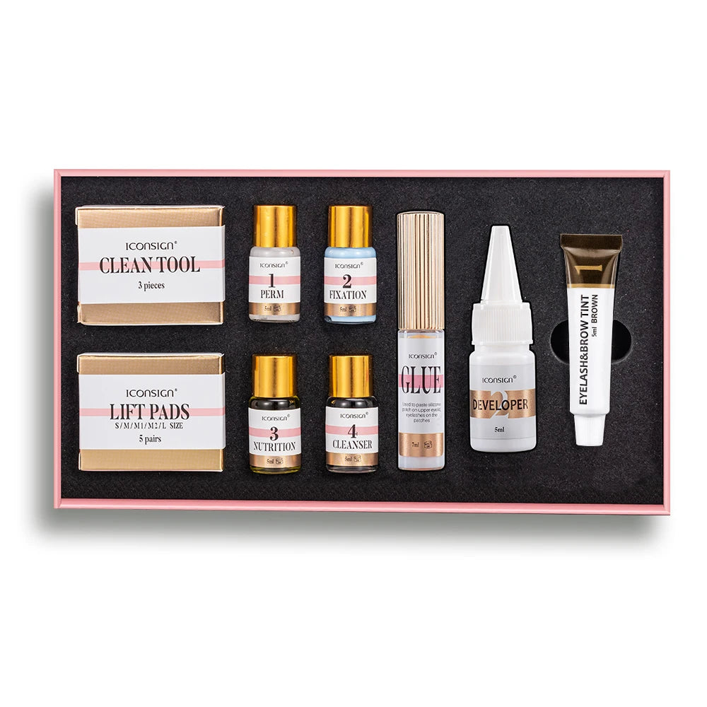 ICONSIGN Lash Lift and Tint Kit - Eyelash Perm and Brow Dye Kit