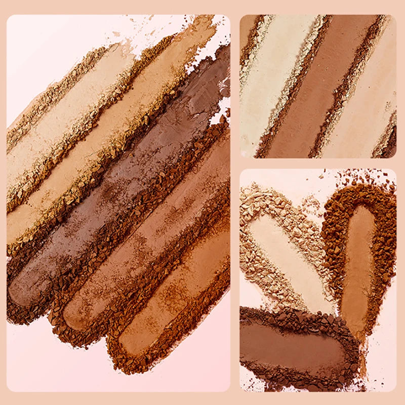 Bronzer Lasting Control Oil Pressed Setting Powder Matte Waterproof Loose Translucent Nude Face Powder Korean Makeup Cosmetics