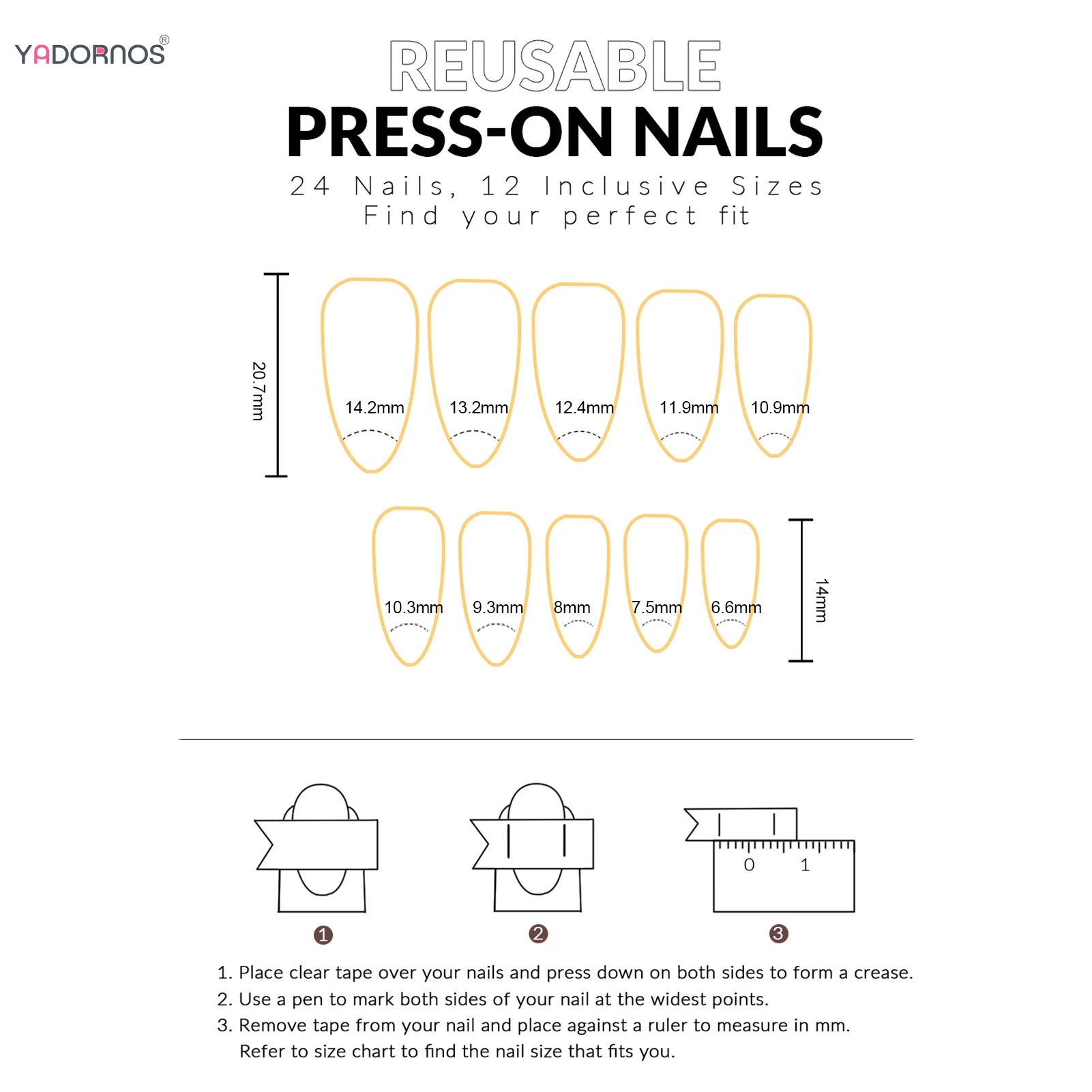 24pcs Gradient Black False Nails Yellow Star Moon Swan Pattern Press On Nails Sweet Cool Bowknots Flower Fake Nail Y2k Manicure