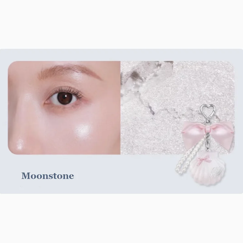 Flower Knows Shell Pearl Collection Highlighter Palette Shimmer Glitter iluminador Makeup Highlight