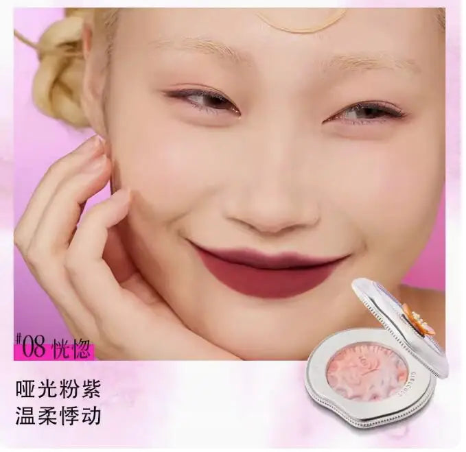 Girlcult Emotional Blush Highlighter Matte Fine Shimmer Blusher Face Cute Makeup Korean Cheek Pressed Powder