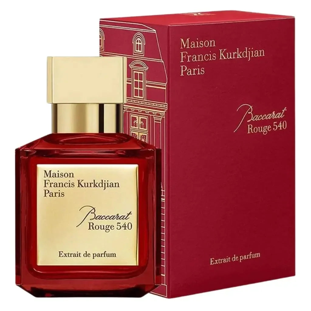 Baccarat Rouge 540 Pure Perfume 2.3oz – Amber Floral Unisex Scent, Long Lasting Luxury Holiday Gift for Christmas Halloween